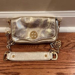 Tory Burch Mini Metallic Crossbody